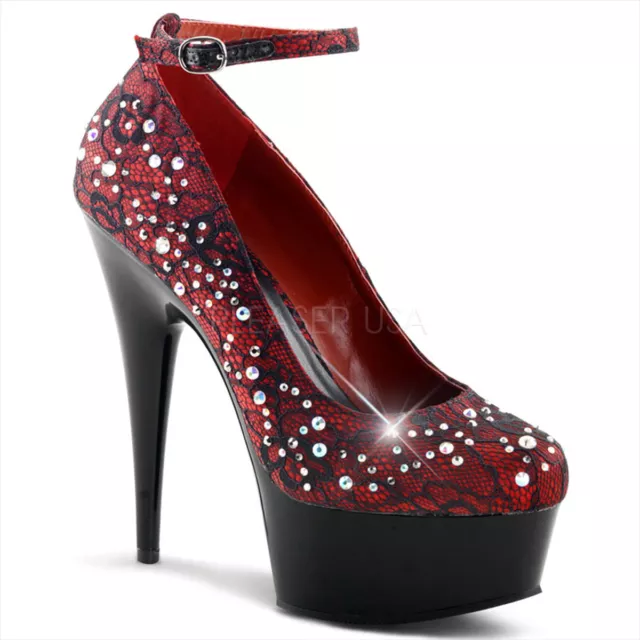 Stripper Pole Dancer Exotic Club Wear Platform Shoe Size 7