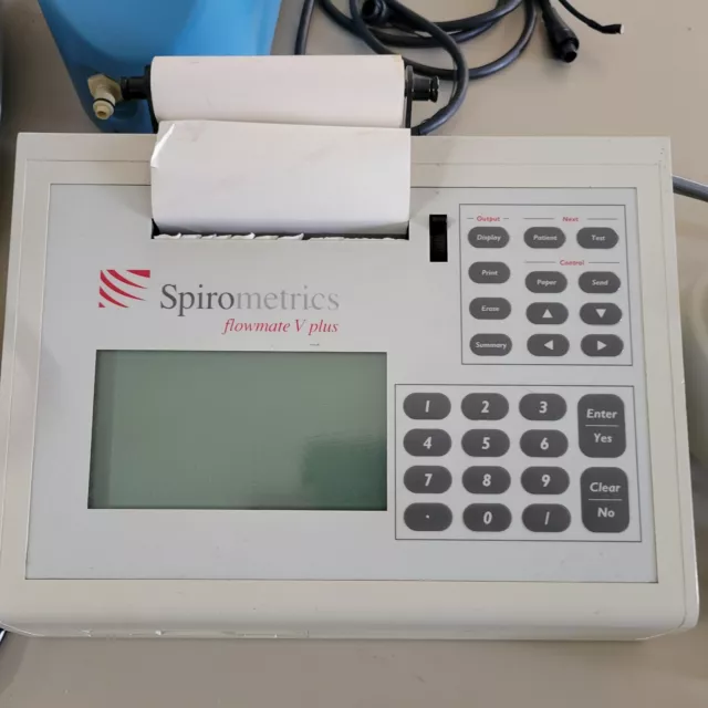 SPIROMETRICS 4000 Flowmate V Plus SpirometerPictured Working Nice Condition