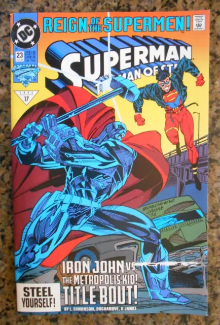 Superman The Man of Steel #23 "Reign of the Supermen!" DC Comics 1993