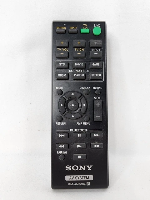 Genuine Sony Remote RM-ANP084 for Sony Soundbar HT-CT260 HT-CT260H HT-CT260HP