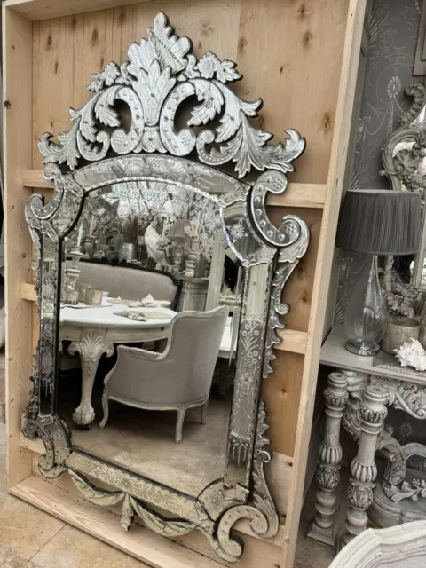 Huge Beautiful Venetian Mirror