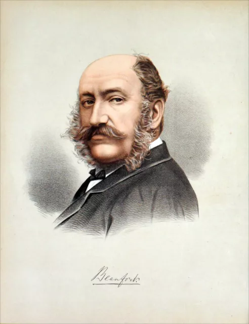 VICTORIAN AREA - Henry Charles FitzRoy SOMERSET, Duck de BEAUFORT - Print 19th c