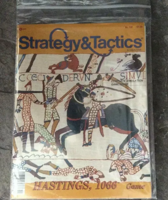 SPI Strategy & Tactics 110 HASTINGS 1066 Complete Simulation Game NEW unpunched!