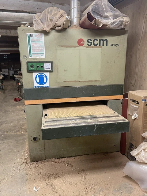 SCM SANDER 900MM Wide Bed And Fine Dust Extraction £1,800.00 - PicClick UK