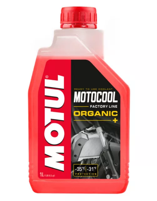 Motul Líquido Radiador Refrigerante Motor Motocool Factory Línea Rojo 1 Litro