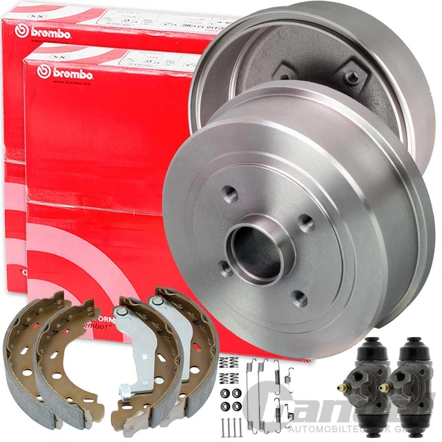 2X A.B.S. TAMBOUR De Frein Frein à Tambour 2656-SC à L'arrière 4.76kg