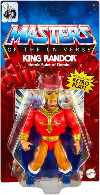 MOTU Masters of the Universe Origins King Randor 5.5-in *Shipped in a Box*