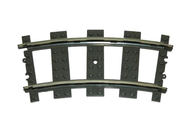 LEGO® TRAIN RAILS 9V chemin de fer voie ferrée 4520 rails courbés EUR 1 ...