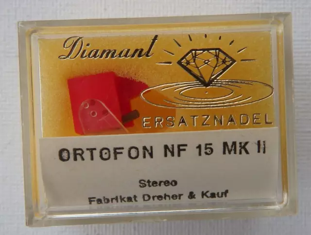 Diamant Nadel Ortofon NF / FF 15 MK II / Luxor 8000 - Dreher & Kauf - NOS