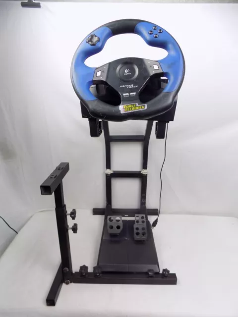 LOGITECH DRIVING FORCE Pro GT E-UJ11 Steering Wheel Shifter & Pedals PC PS2  PS3 $65.00 - PicClick