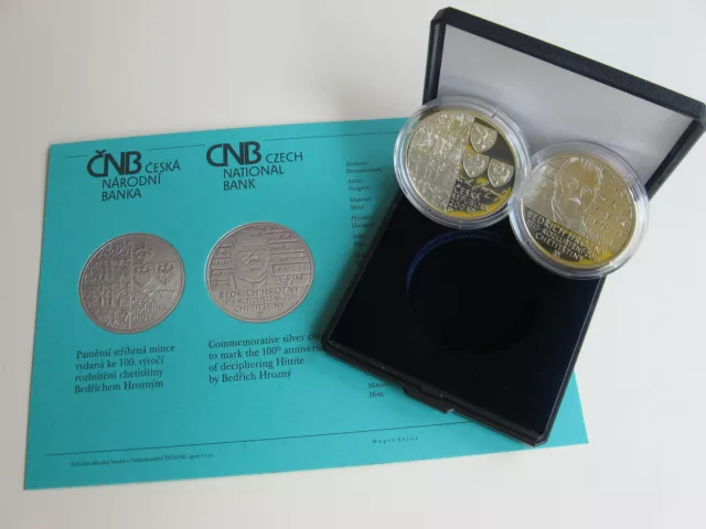 Tschechien 2015 200 Kronen Silber Münze Coin Pp Proof - Bedrich Hrozny -