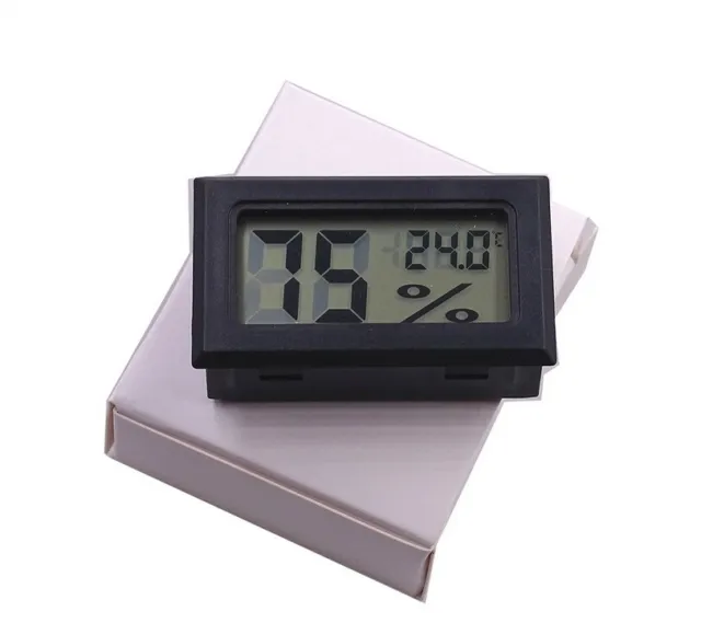 Mini Termometro Digitale Acquarium Thermometer LCD Per Terrario Acquario 2