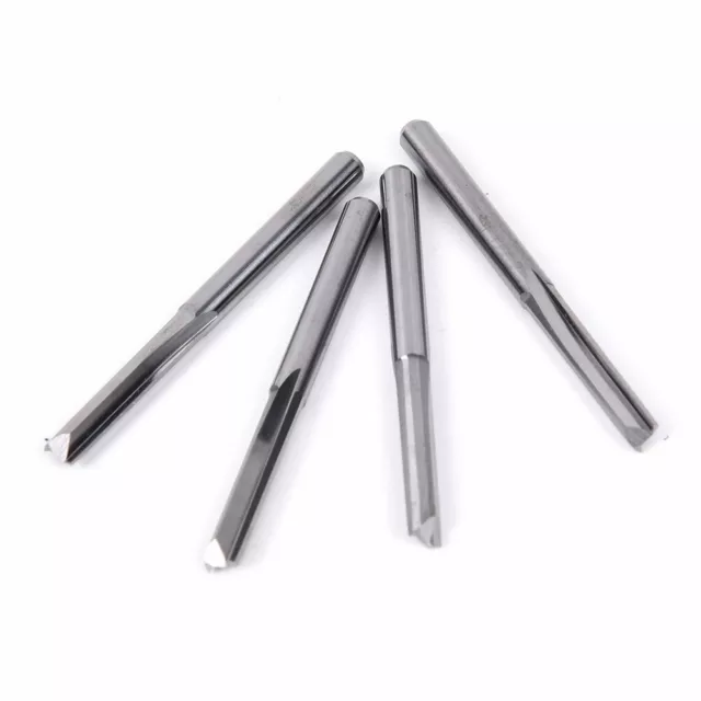 10pcs Bit 0.3cm Gambo 2 Fluttini Dritto Fessura Carbide Taglio Mulino CNC 40mm 3