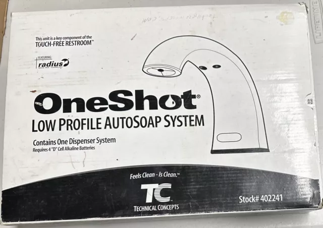 One Shot Low Profile Autosoap System Technical Concept 402241