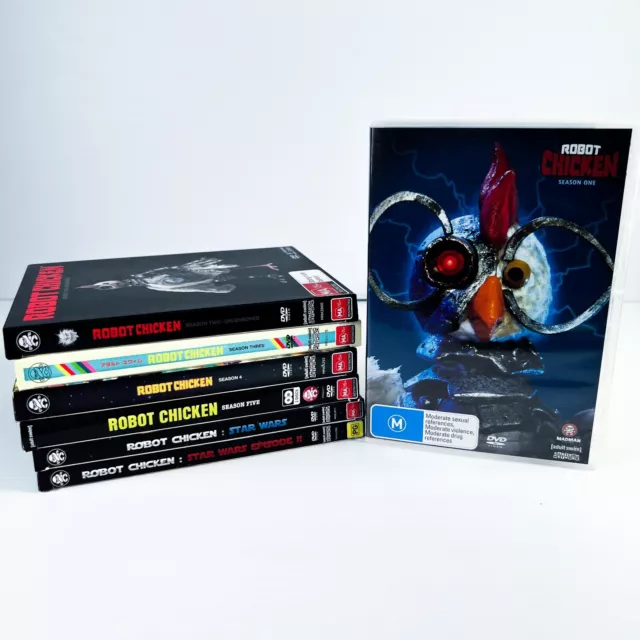 Robot Chicken: Season 1-5 & Robot Chicken Star Wars: Episode 1 & 2 Bundle (DVD)