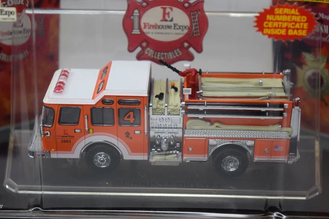 Code 3 Collectibles 1/64 Baltimore Firehouse Expo 2001 E-One Engine 4