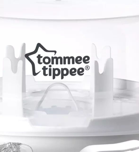 Tommee Tippee Micro-Ondes Stérilisateur pour Bébé Bouteilles 100% Naturel Vapeur