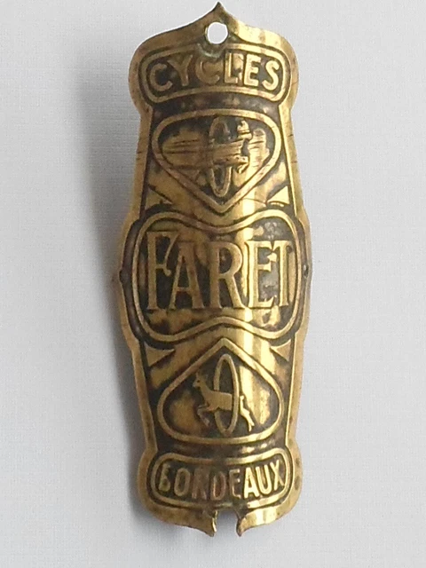 PLAQUE ANCIENNE Velo Cycles AERO Old Bike Head Badge Vintage EUR 19,90