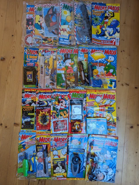 20 Micky Maus Hefte 2006 / 2007 mit original Beilagen