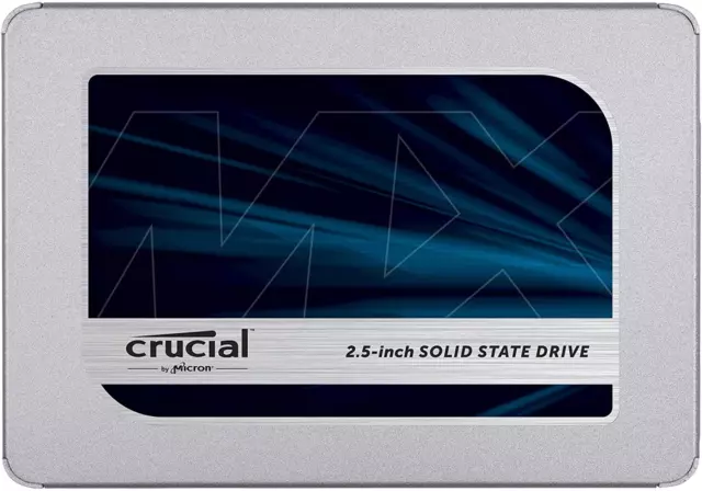 Crucial MX500 500GB 3D NAND SATA 2.5 Inch Internal SSD, up to 560Mb/S - CT500MX5