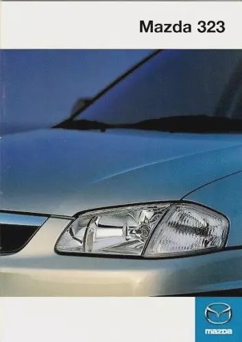 Mazda 323 1998-2000 UK Market Sales Brochure 1.3 1.5 1.8 2.0D