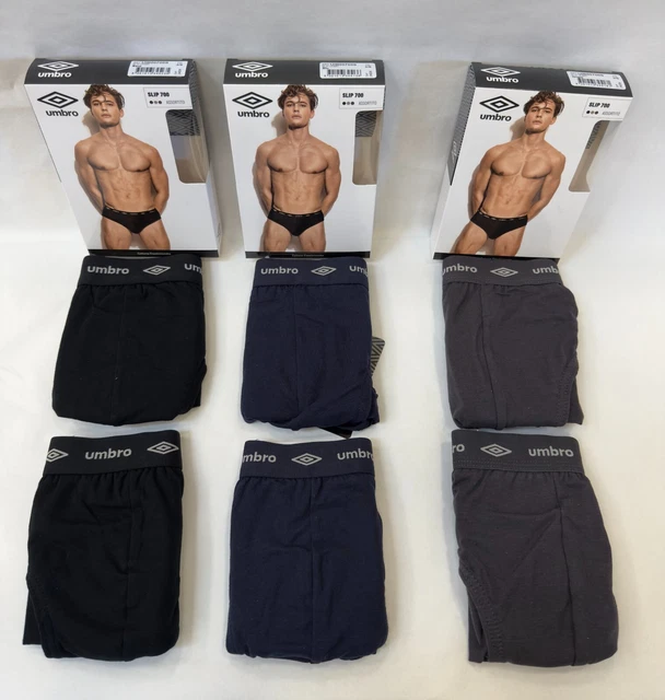 Umbro Slip Uomo In Cotone Elasticizzato: Comfort E Sport In 6 Pezzi - 2