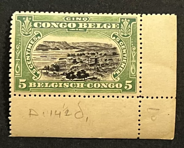 Travelstamps: Belgian Congo Stamps 5 Cent Mint MNH OG
