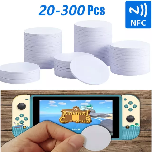 Lot 20-300PCS NTAG215 RFID Blank NFC Cards Tags Tagmo Amiibo PVC Waterproof