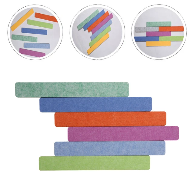 Lot De 8 Panneaux Hexagonaux En Feutre Autocollant - 25x21 Cm - Pour Tableau D'affichage Mural Déco