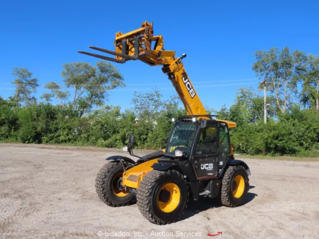 2018 JCB 541-70AG+ 22' 9,000 lbs Telescopic Reach Forklift Cab Diesel bidadoo 2018 JCB 541-70AG+ 22' 9,000 lbs Telescopic Reach Forklift Cab Diesel bidadoo