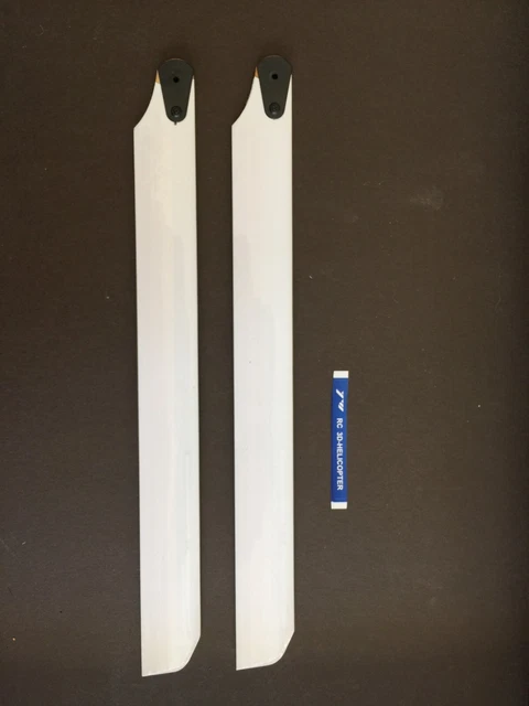 Une paire de pale hélicoptère 325mm Pour Trex 450 en bois