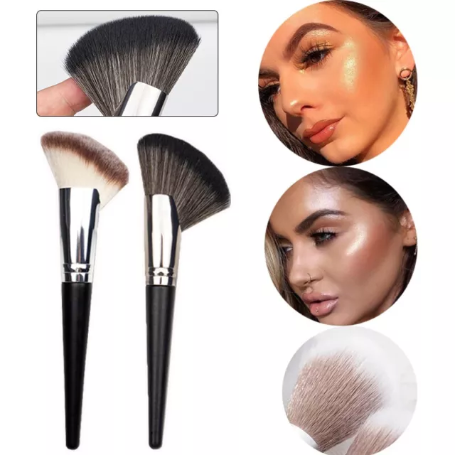 Outil Blush Poudre Brosse Contour Brosse Biseauté Cheveux Maquillage Du R