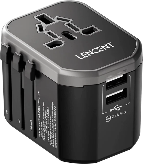 EPICKA Universal Travel Adapter One Worldwide International Wall Charger AC Plug
