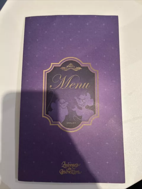 Menu Enfant Auberge De Cendrillon