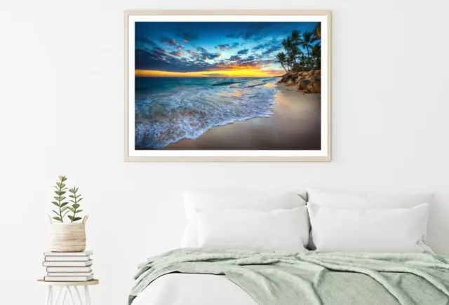 Sea Sunset Scenery Photograph Print Premium Poster High Quality choose sizes