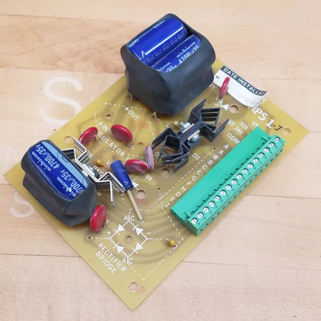 PS-1 Circuit Board with Nichicon 4700UF 35V Audio Capacitors - USED