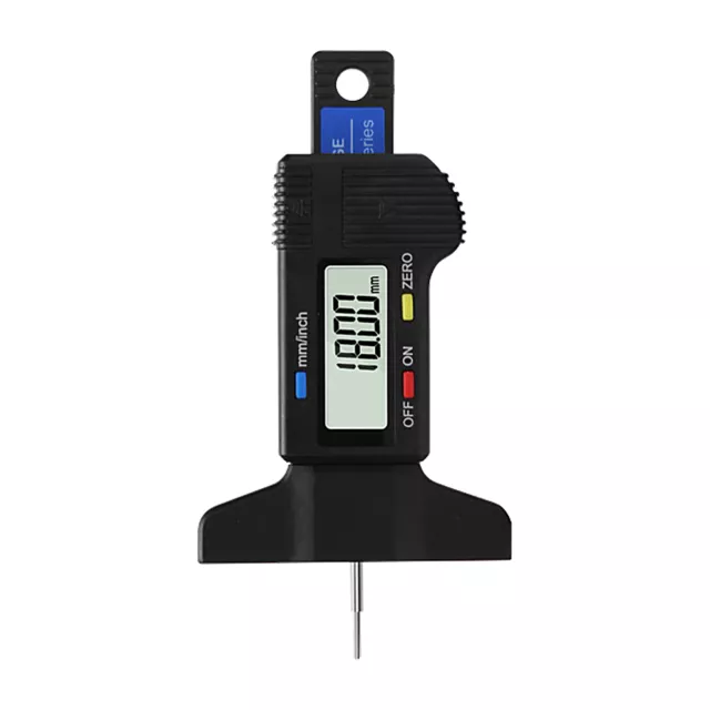 Car Digital Depth Measure Gauge Tyre Tread Brake Pad Shoe Caliper LCD Display