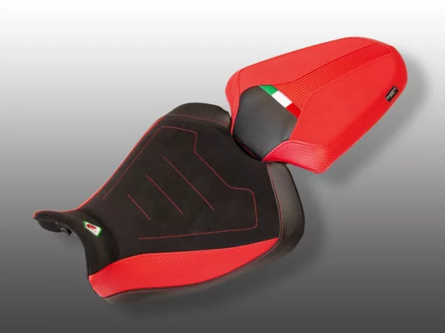 Housse De Siège Confort Noir Rouge Ducabike Ducati Monster 937 2021 > 2023 01DA