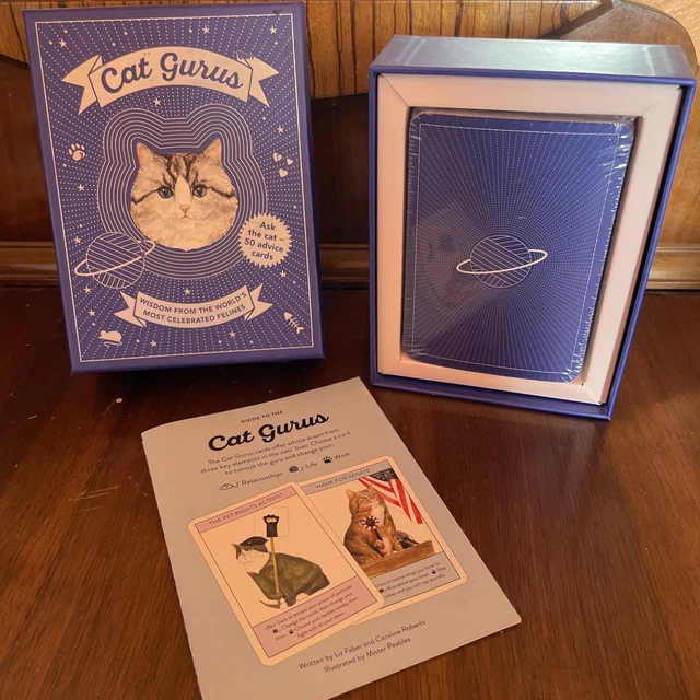 🐱 Cat Gurus Wisdom from the World's Most Celebrated Felines advice cards🐾 NIB