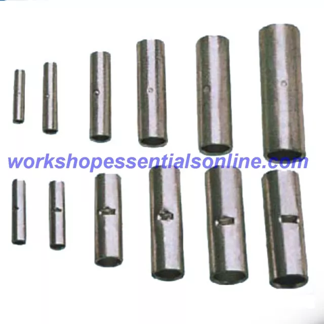 Copper Tube Butt Connectors Terminals Straight Joiner Crimp/Solder 1.5mm²-150mm²