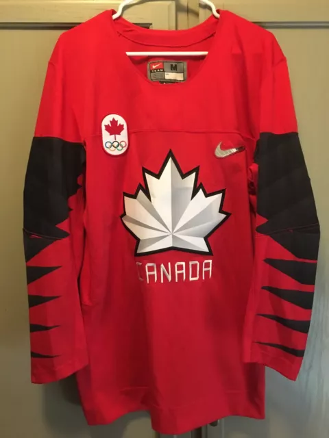 NWT Team Canada 2018 Olympic Hockey Jersey Black Nike S