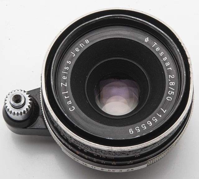 Carl Zeiss Jena Tessar 50mm F2.8 Exakta / EXA Camera Mount Lens *AS-IS