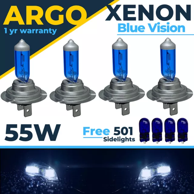 Ampoules de voiture halogène (look Xenon bleu) H7 Grundig 12 volts