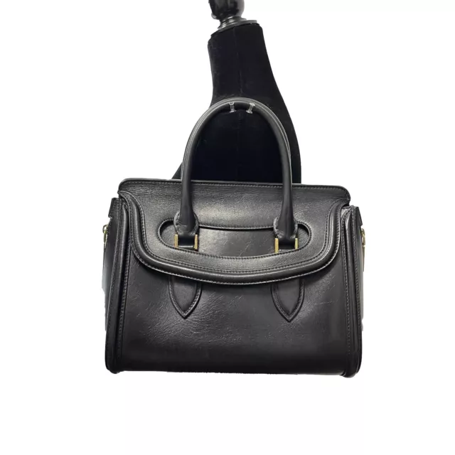 Alexander McQueen Heroine Black Leather Tote Handbag - Good 2