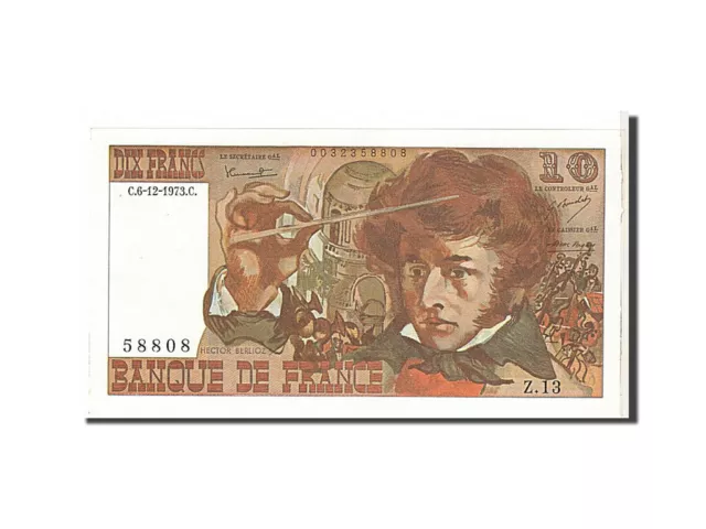 [#111824] Billete, Francia, 10 Francs, 10 F 1972-1978 ''Berlioz'', 1973, 1973-12