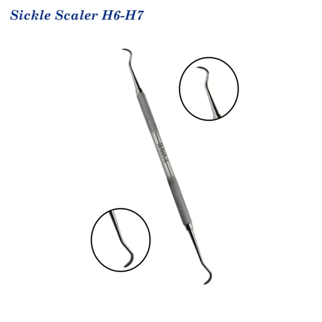 Dentaire Faucille Mesureur H6/H7 Anterior Double Embout Diagnostic Instruments