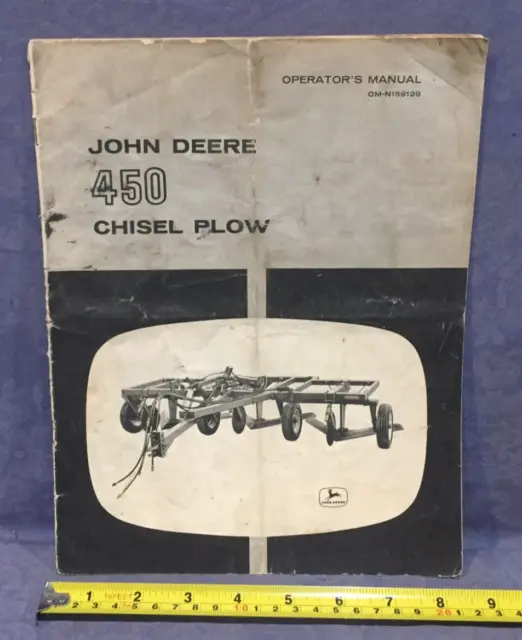 John Deere Operator's Manual OM-N159129 450 Chisel Plow