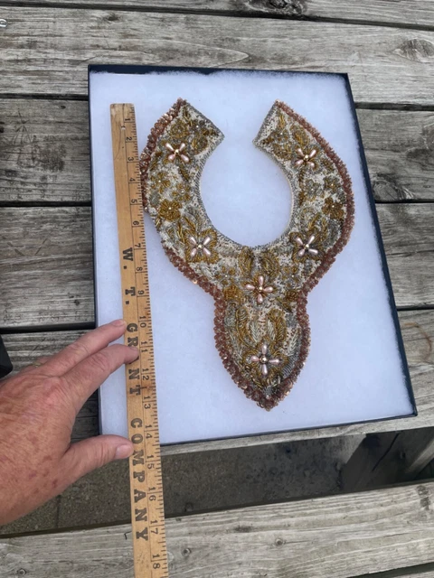 Finely Beaded Vintage Womans Collar circa 1900's