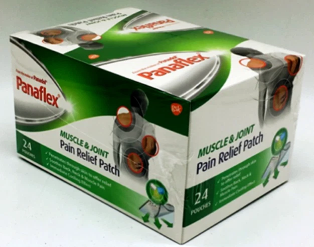 PANAFLEX Parche para el alivio del dolor muscular y articular X 24 bolsas