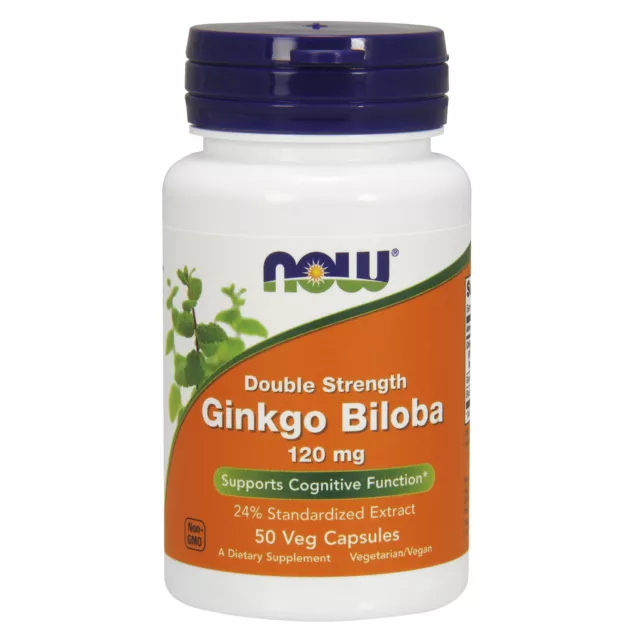 Ginkgo Biloba 6000mg Veg Capsules (Pure 50:1 Extract) | Memory Blood Circulation